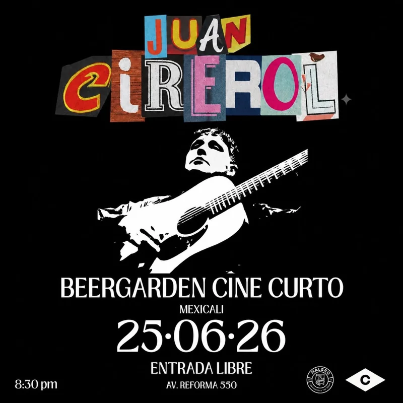 Flyer de Juan Cirerol 