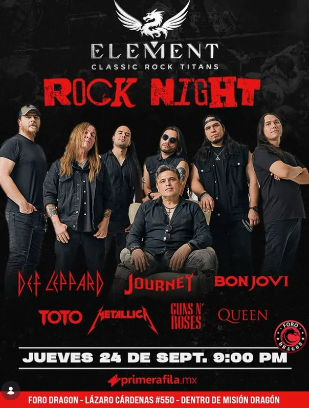 Flyer de ROCK NIGHT