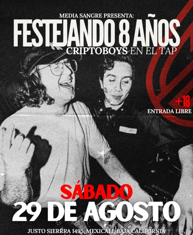 Flyer de CRIPTOBOYS