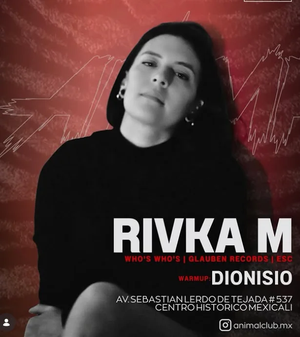 Flyer de Rivka Dj set