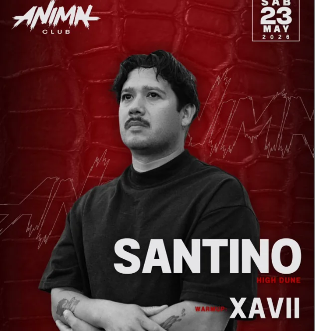 Flyer de Santino Live at @animalclub