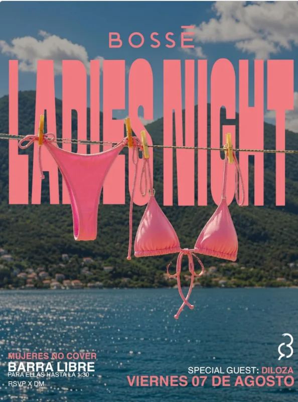 Flyer de Ladies night