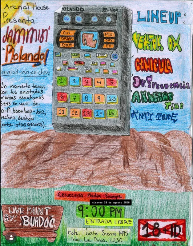 Flyer de Jammin´ Rolando! vol 1