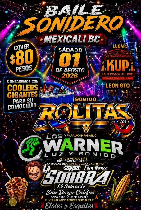 Flyer de Noche sonidera