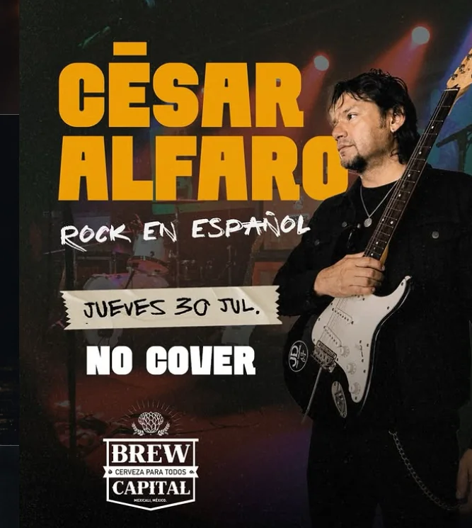 Flyer de César alfaro