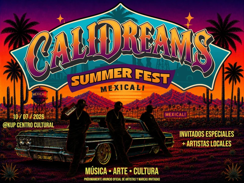 Flyer de CALIDREAMS SUMMER FEST 2026 