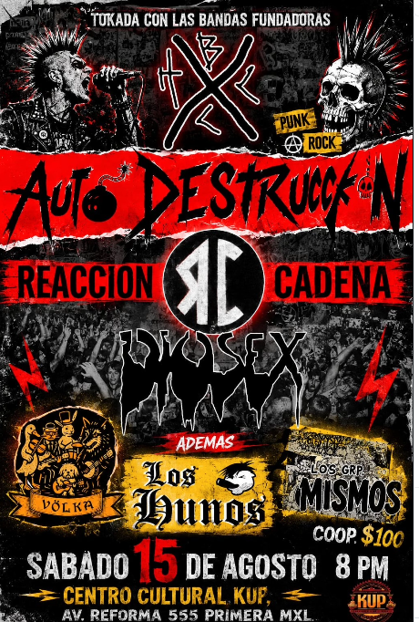 Tokada con las bandas fundadoras