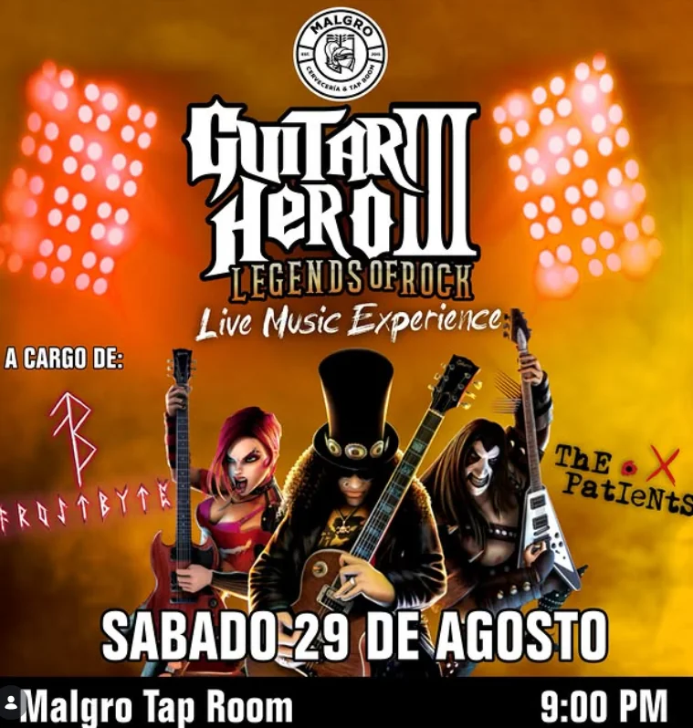 Flyer de Guitar Hero III