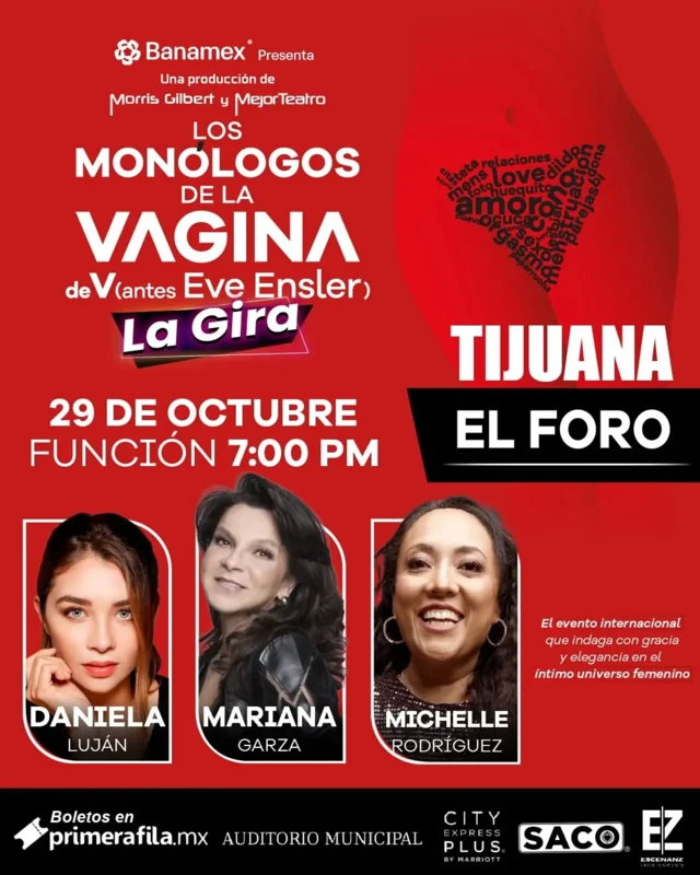Flyer de Los Monólogos de la Vagina