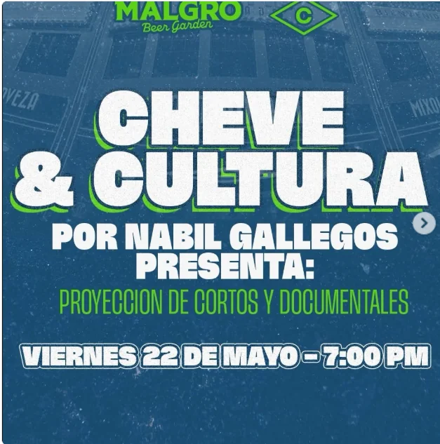 Flyer de Cheve & cultura 