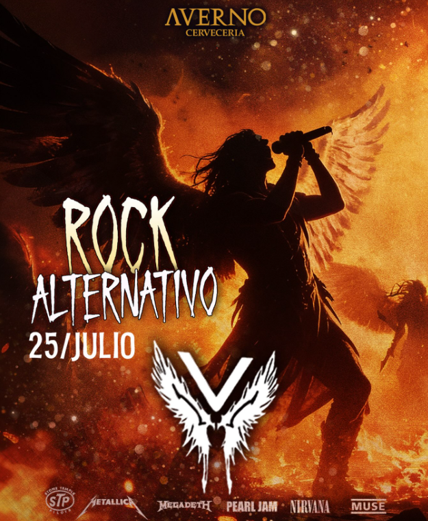 Flyer de Rock alternativo