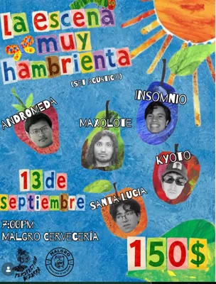 La escena muy hambrienta