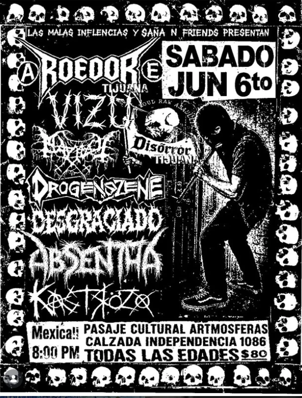 Flyer de xXRoedorXx por primera vez en mexicali