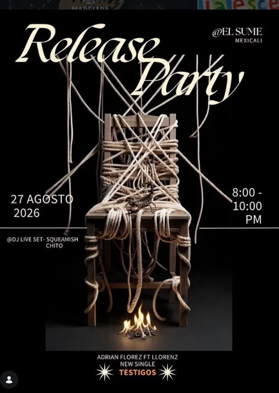 Flyer de Release Party