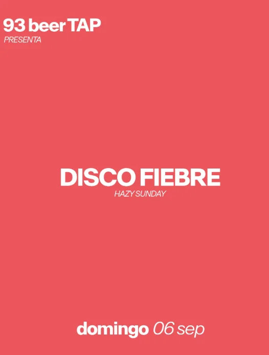 Flyer de Disco Fiebre