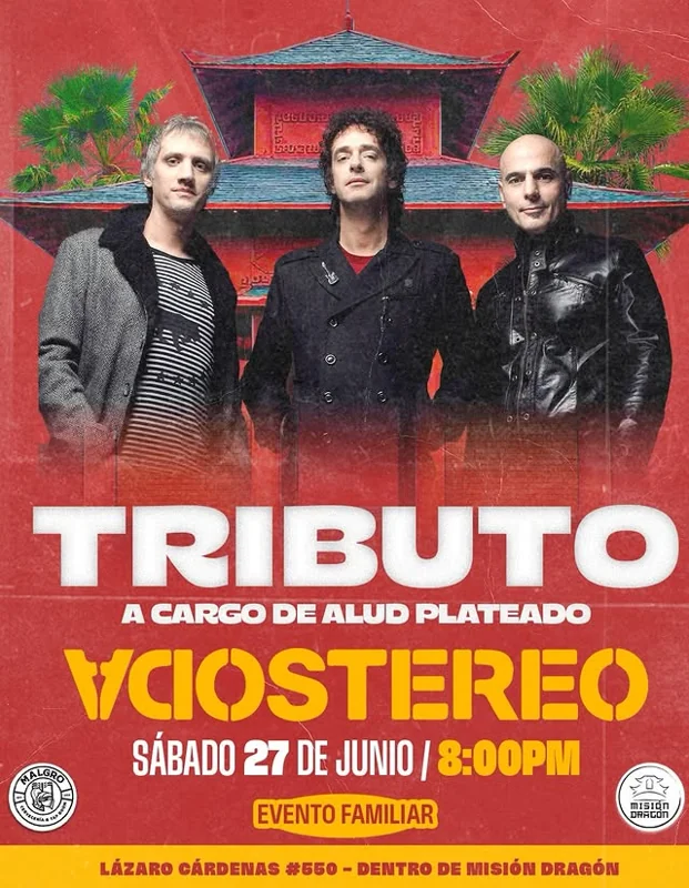 Flyer de TRIBUTO A SODA ESTERO 