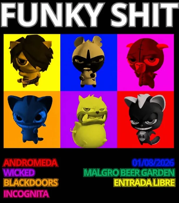 Flyer de FUNKY SHIT