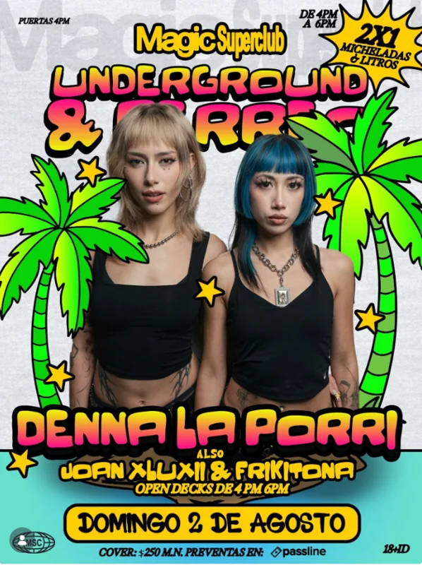 Flyer de Denna la porri