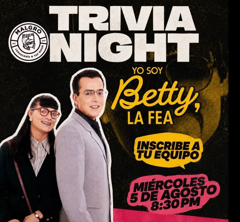 Flyer de Trivia Night