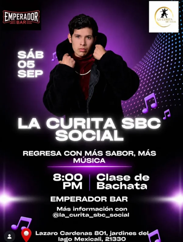 Flyer de La curita sbc Social