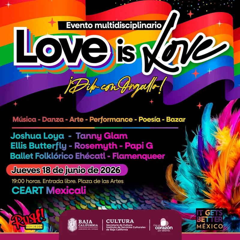 Flyer de LOVE IS LOVE