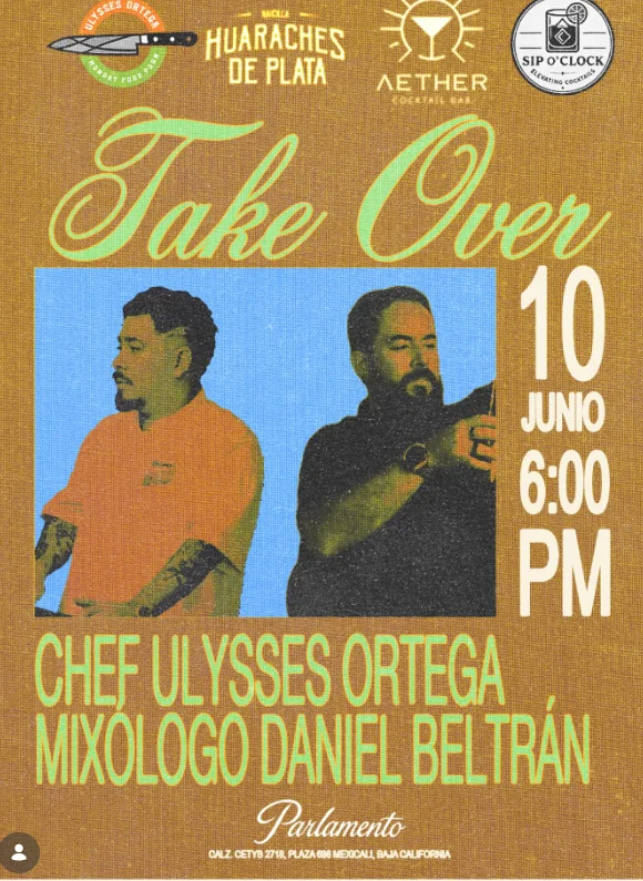 Flyer de TAKEOVER en parlamento
