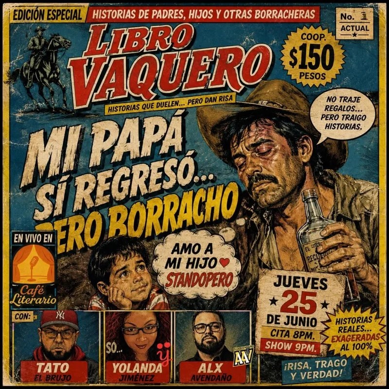 Flyer de EL LIBRO VAQUERO 