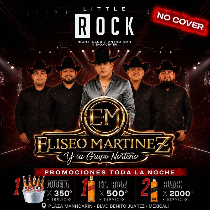 Flyer de ELISEO MARTINEZ Y SU GRUPO