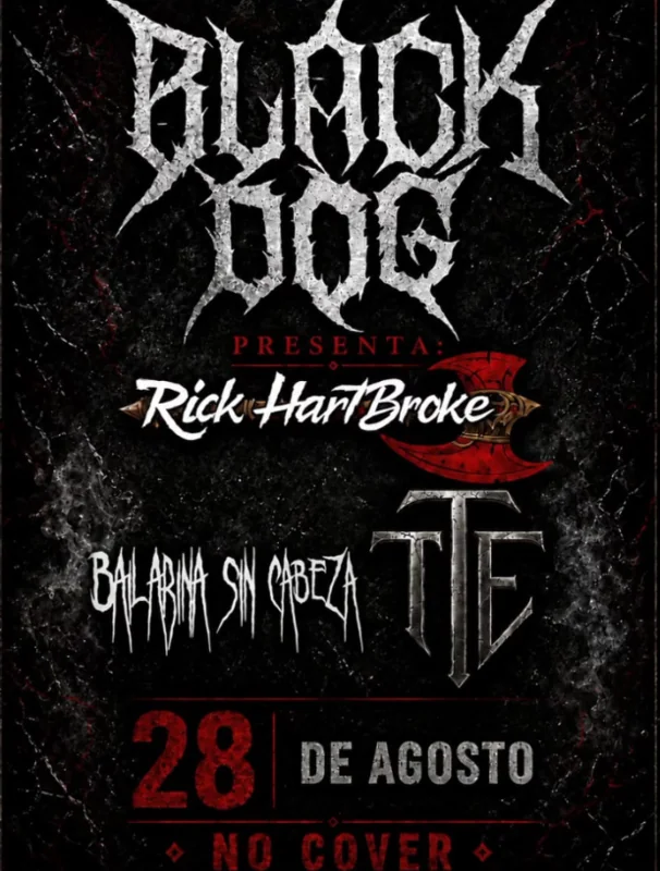 Flyer de Rock en casa