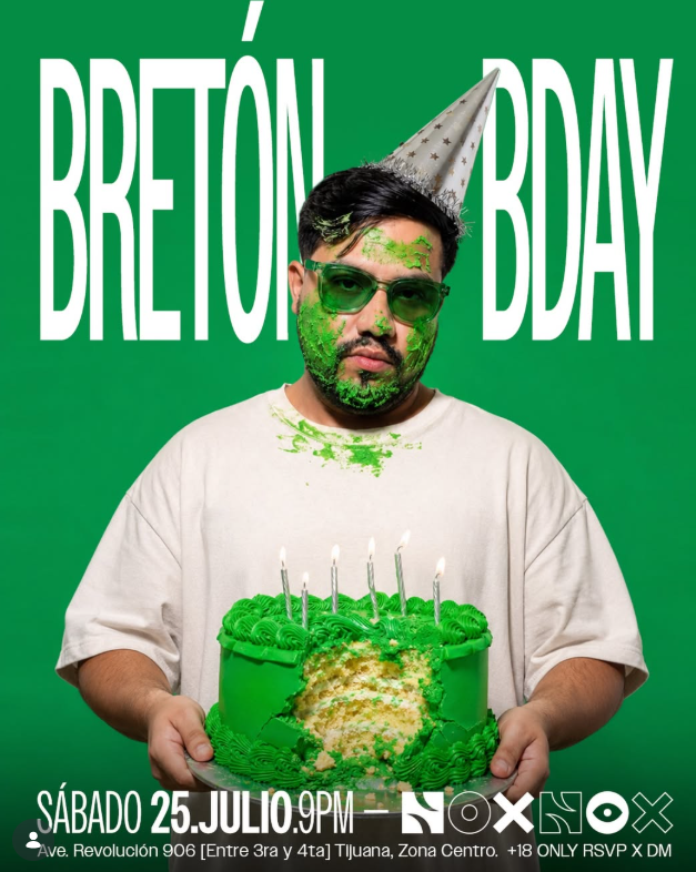 Flyer de Breton Bday party