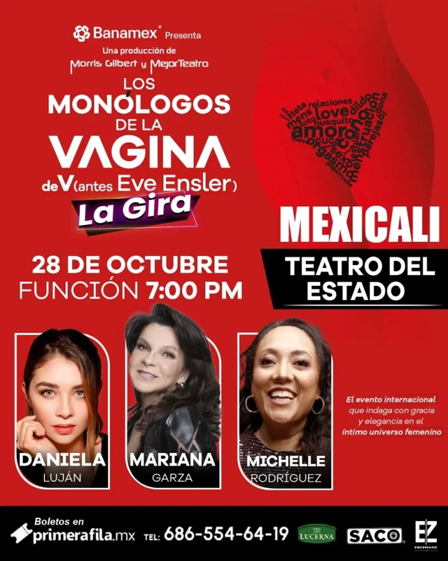 Flyer de Los Monólogos de la Vagina