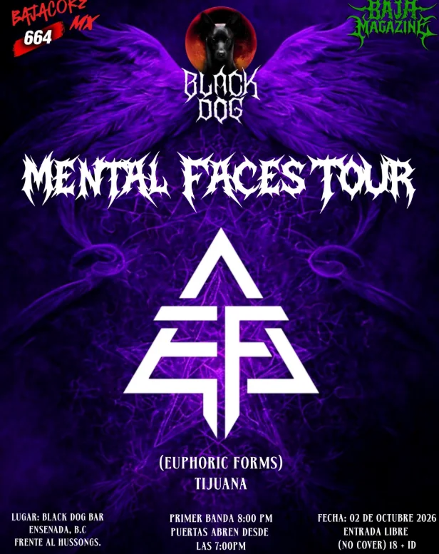 Flyer de Metal faces tour