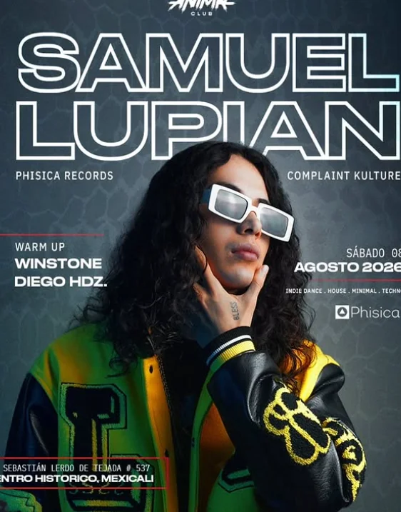Flyer de Samuel Lupian