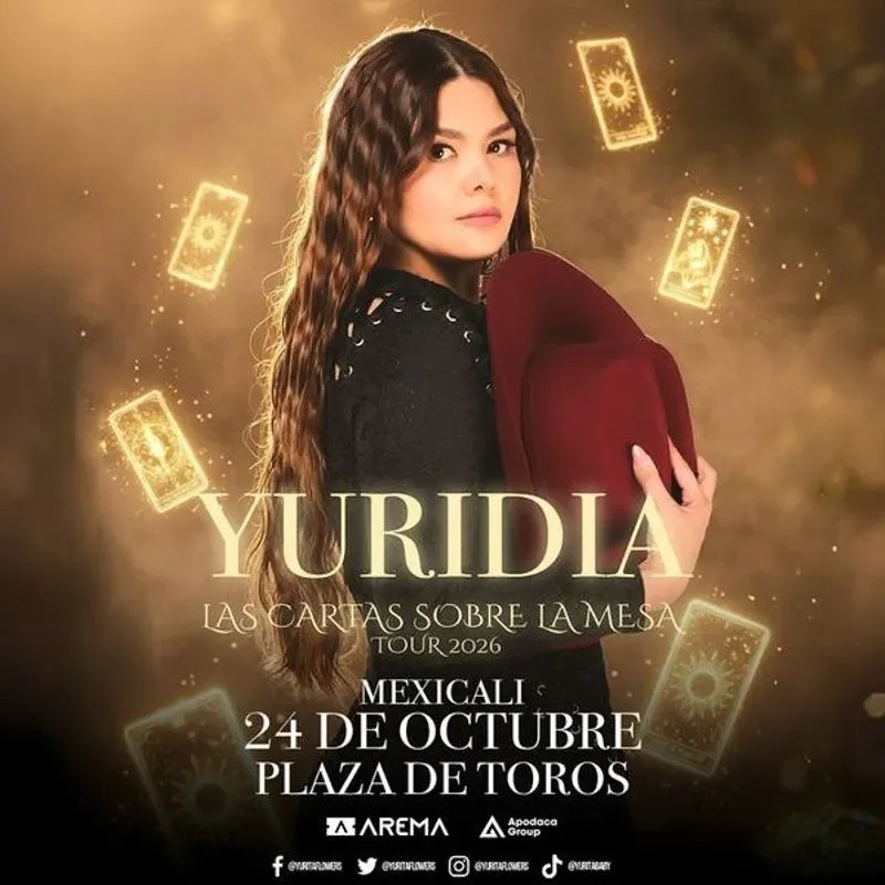 Flyer de YURIDIA EN MEXICALI