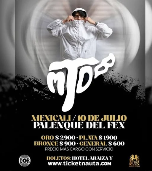 Flyer de TOMBOCHIO en mexicali
