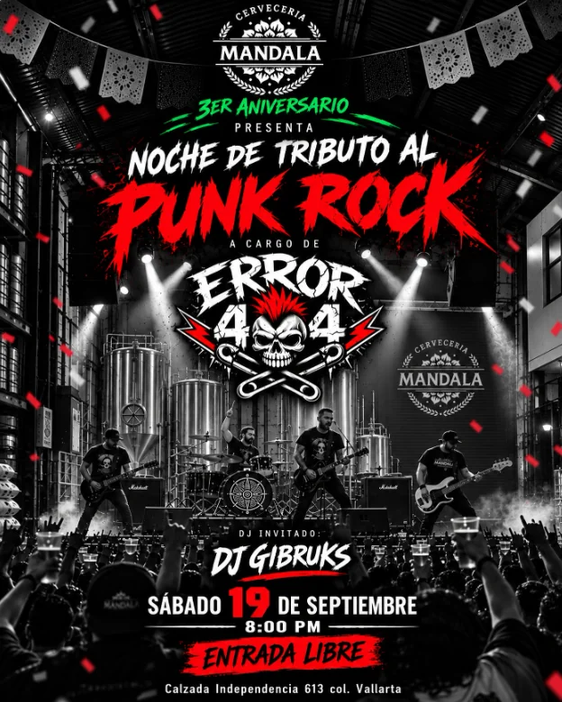 Flyer de Error 404!!