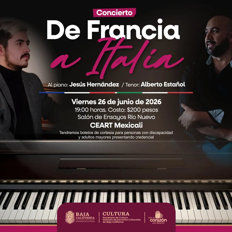 Flyer de DE FRANCIA A ITALIA