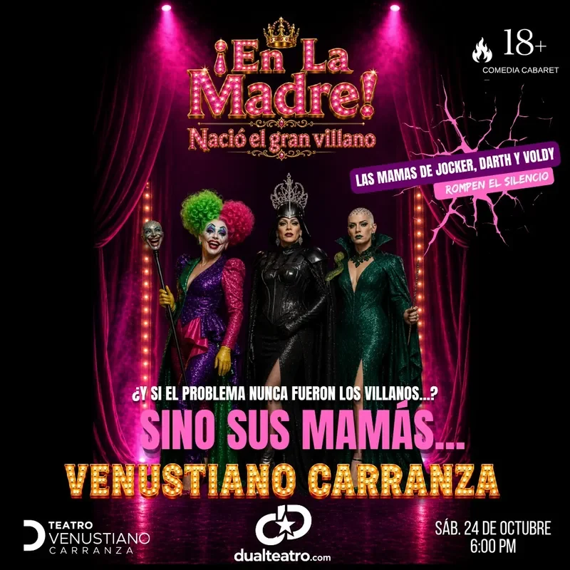 Flyer de ¡En la madre! Nació el gran villano