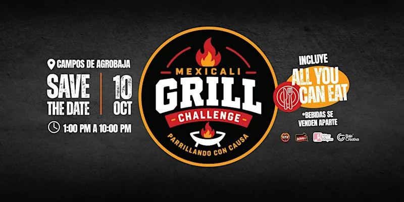Flyer de MEXICALI GRILL CHALLENGE 2026