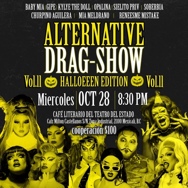 Flyer de Alternative Drag Show Vol. II: Halloween Edition