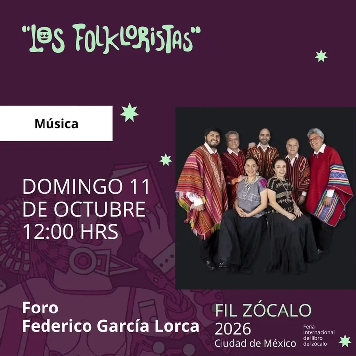 Flyer de Los Folkloristas