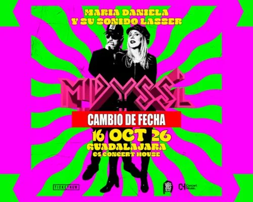 Flyer de MARIA DANIELA Y SU SONIDO LASSER 