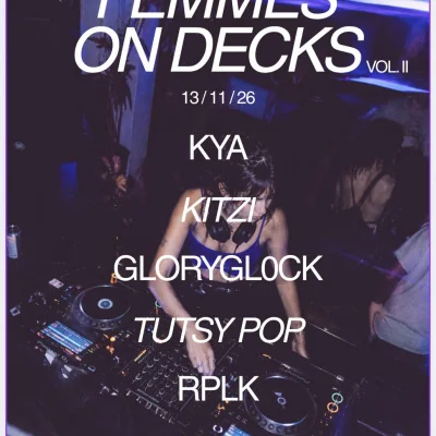 Flyer de FEMMES ON DECKS vol II