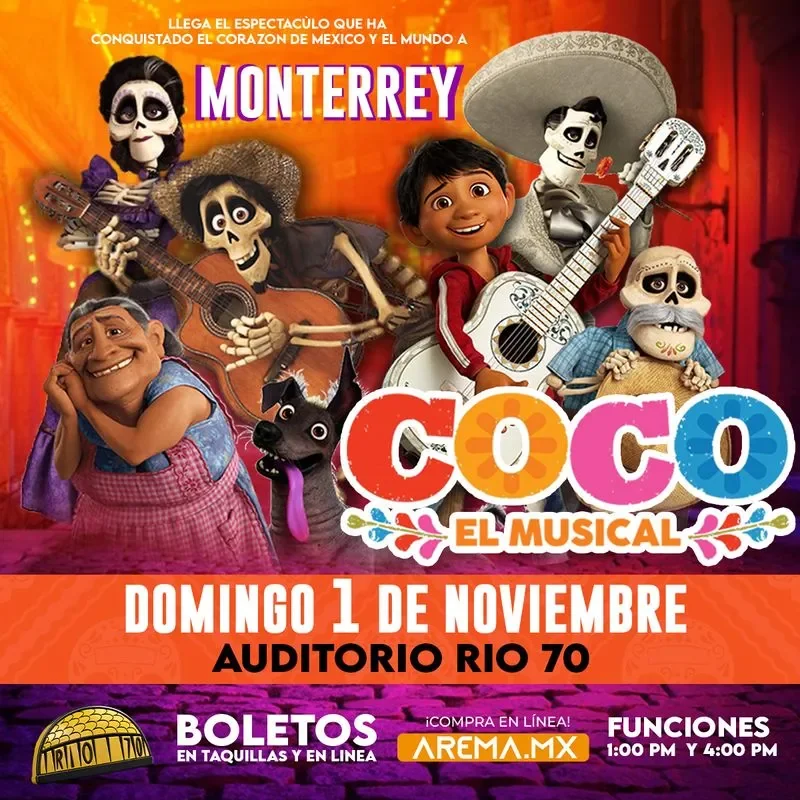 Flyer de Coco El musical 