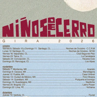 Flyer de Niños del Cerro 