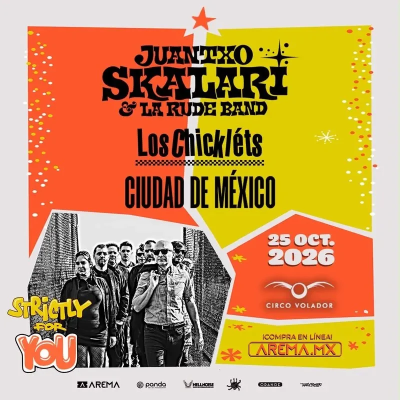 Flyer de Juantxo Skalari & The Chicklets