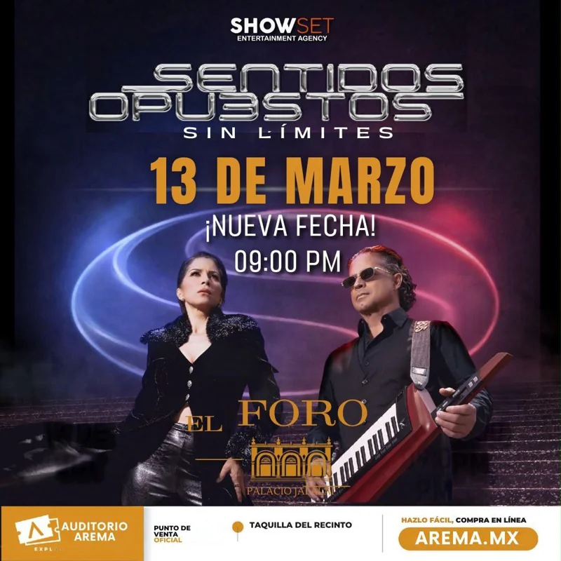 Flyer de Sentidos Opuestos