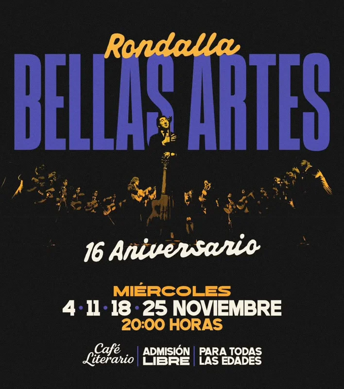 Flyer de Rondalla Bellas Artes - 16 Aniversario