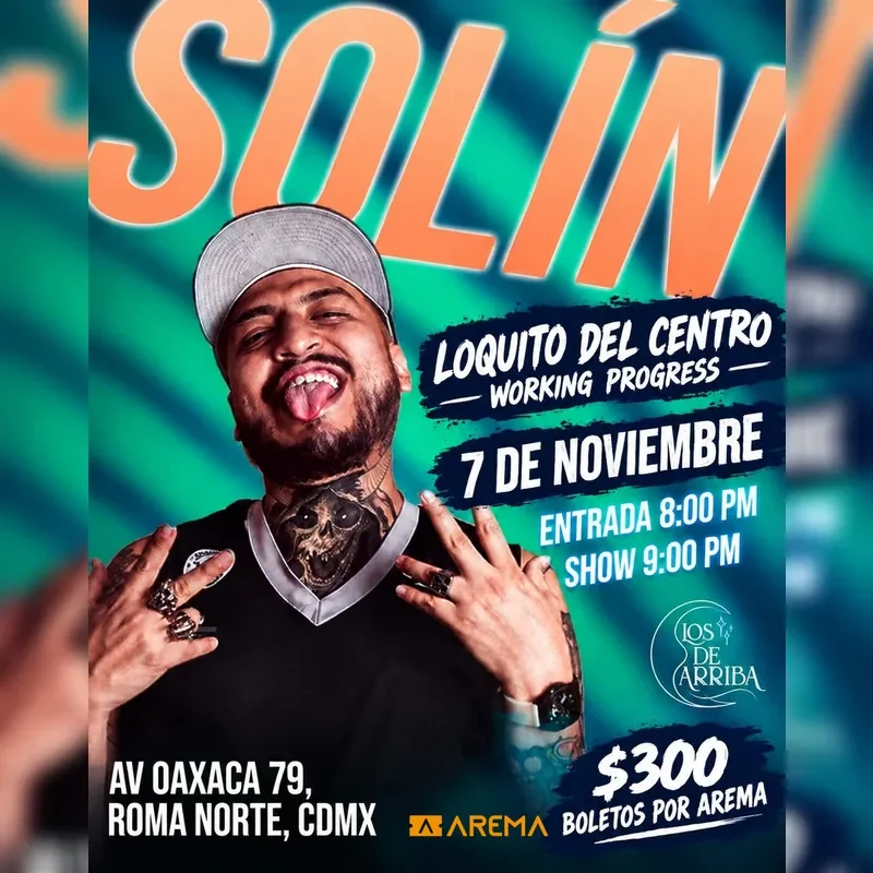 Flyer de Solín - Loquito del Centro