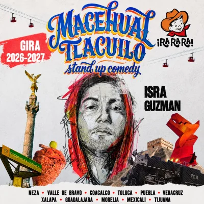 Flyer de Isra Guzmán presenta: Macehual Tlacuilo 